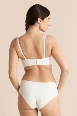 Bandeau microfibre bretelles amovibles, bonnet D