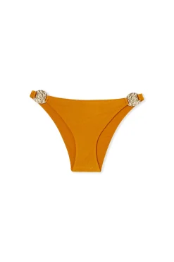 Bas de maillot bikini satiné avec détails bijoux - Etam x Hôtel Mahfouf