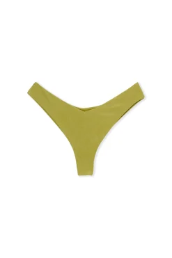 Bas de maillot brésilien high leg satiné - Etam x Hôtel Mahfouf