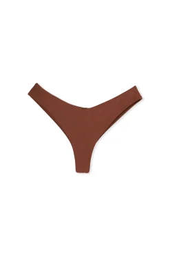 Bas de maillot brésilien high leg satiné - Etam x Hôtel Mahfouf