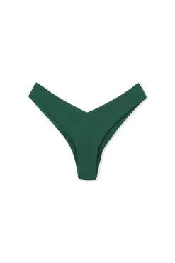 Bas de maillot de bain bikini brésilien high leg satiné