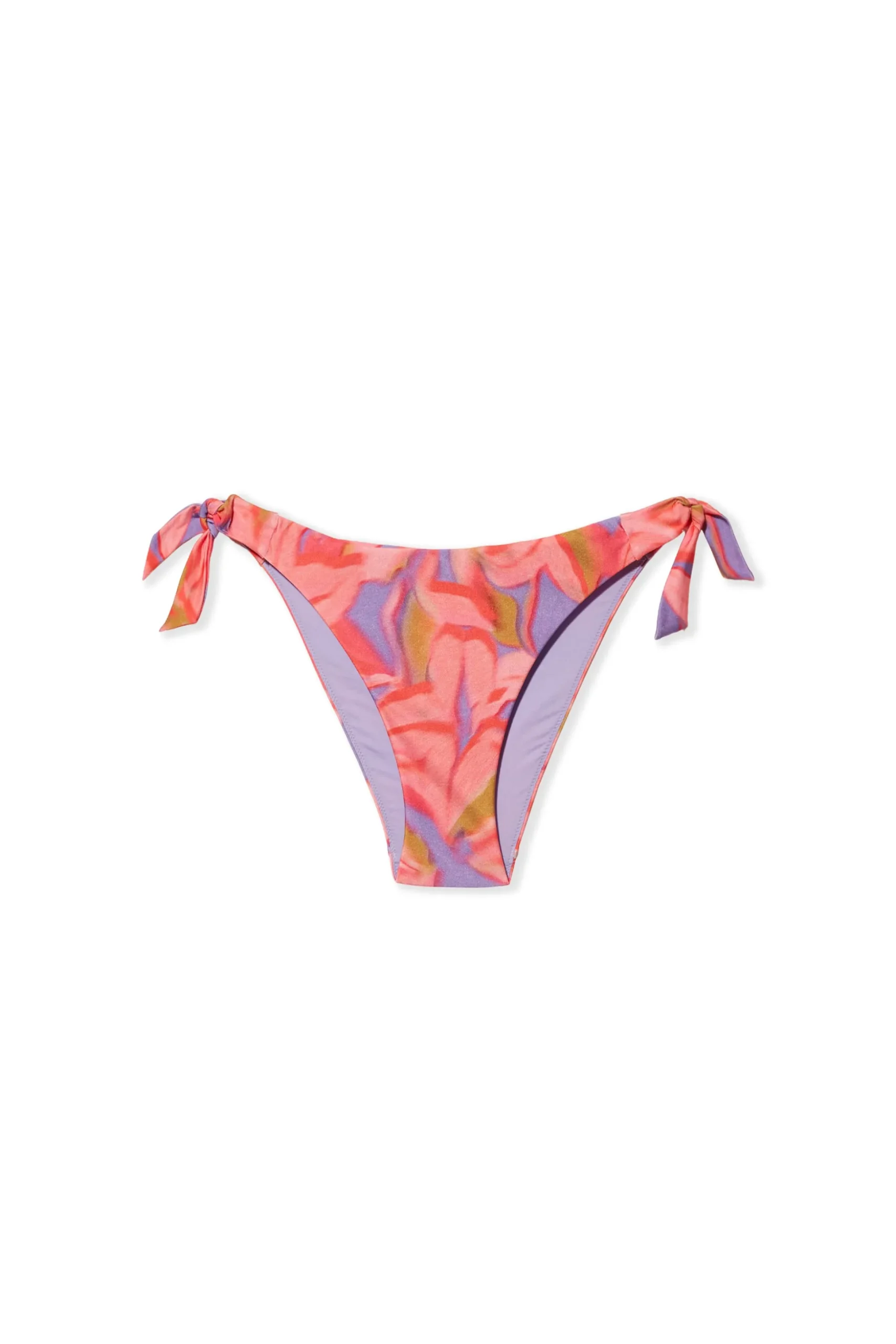 Bas de maillot de bain bikini à nouer fleuri
