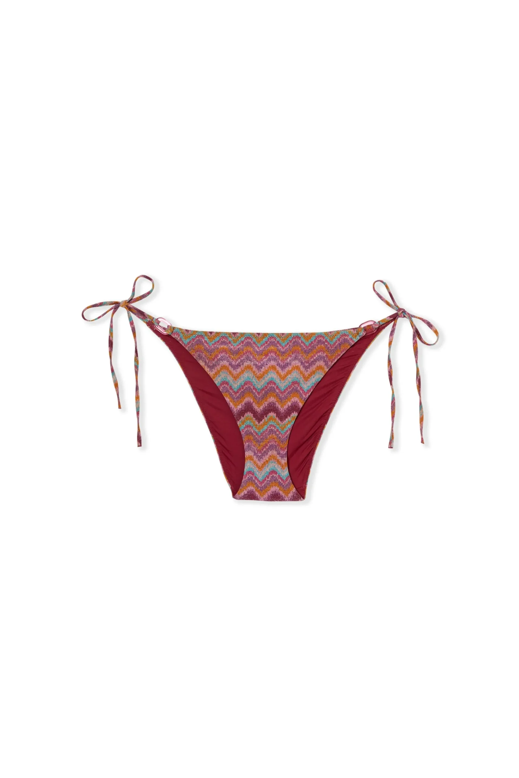 Bas de maillot de bain bikini à nouer imprimé pailleté
