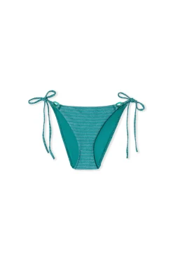 Bas de maillot de bain bikini à nouer pailleté