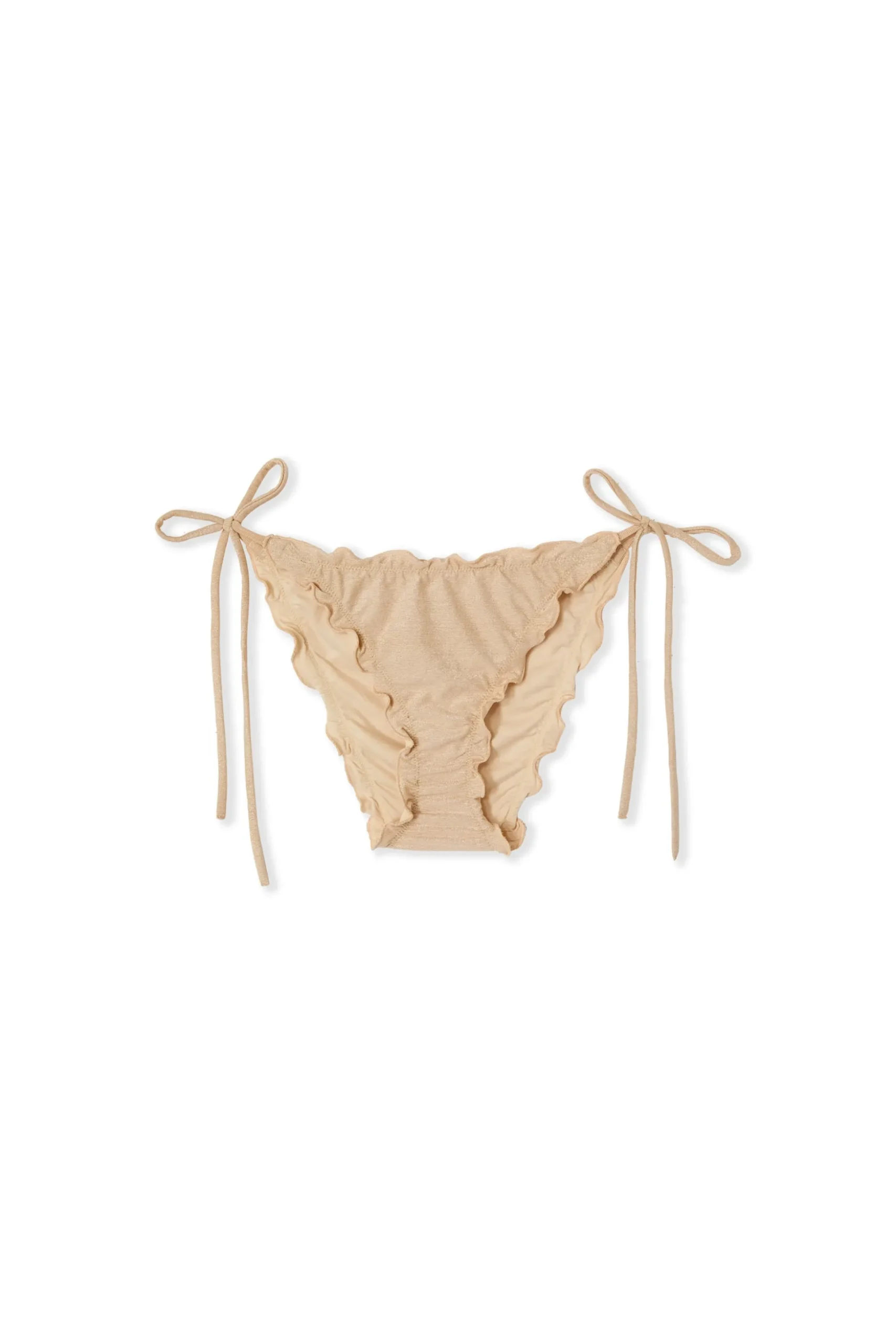 Bas de maillot de bain bikini à nouer pailleté