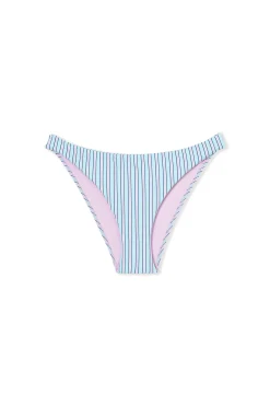 Bas de maillot de bain bikini à rayures