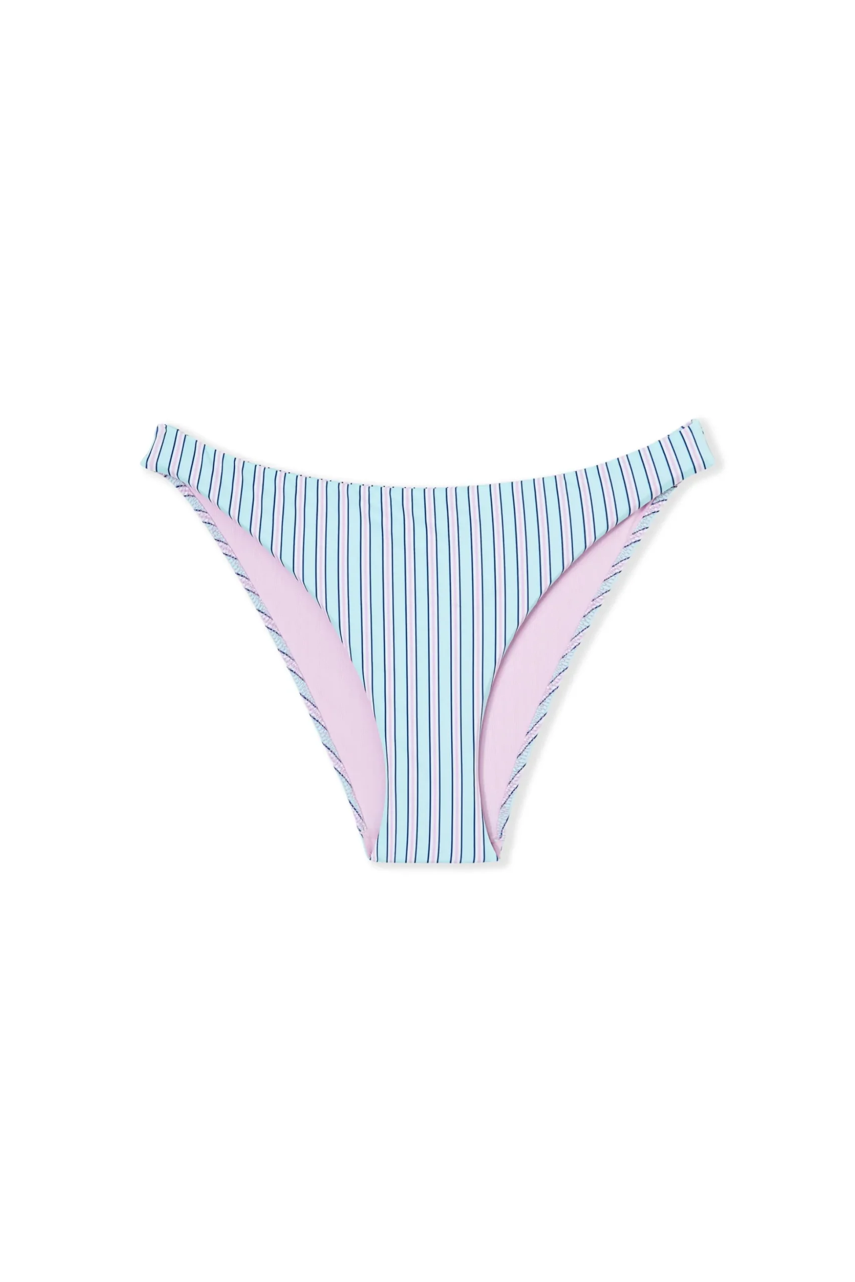 Bas de maillot de bain bikini à rayures