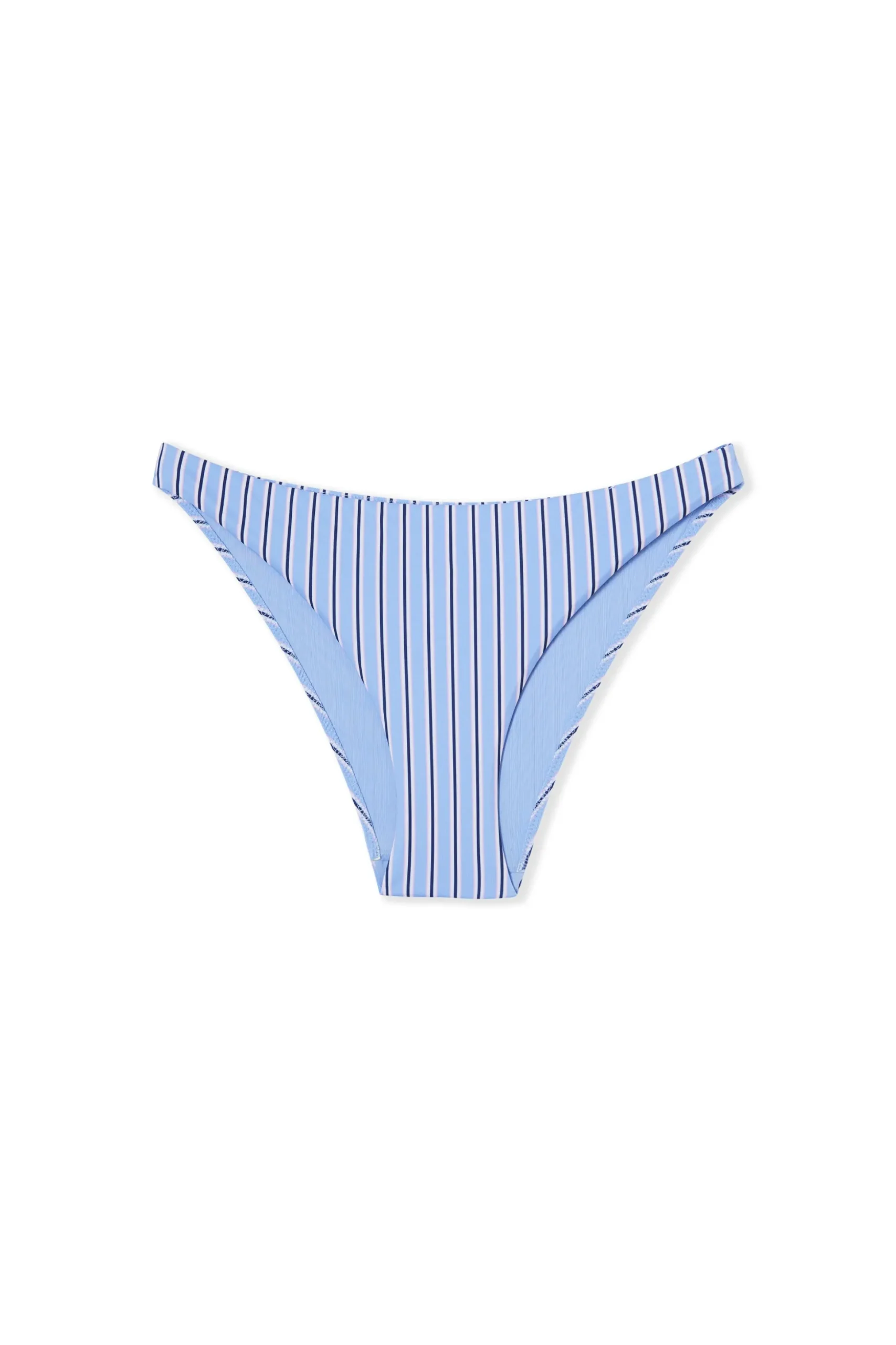 Bas de maillot de bain bikini à rayures