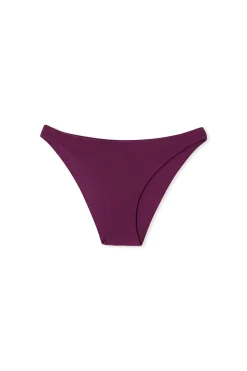 Bas de maillot de bain bikini satiné avec détail bijou