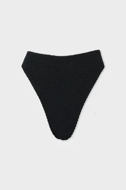 Bas de maillot de bain brésilien high leg en matière extensible