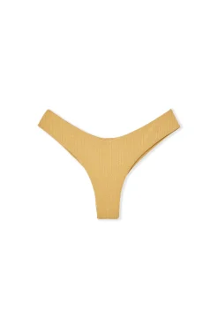 Bas de maillot de bain brésilien high leg pailleté