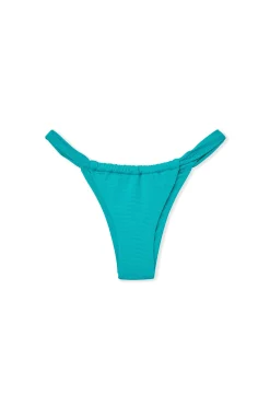 Bas de maillot de bain brésilien texturé high leg