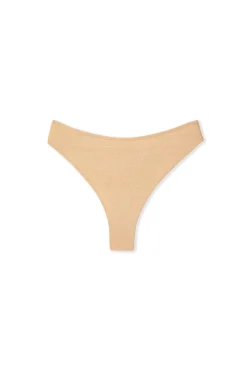 Bas de maillot de bain brésilien high leg pailleté