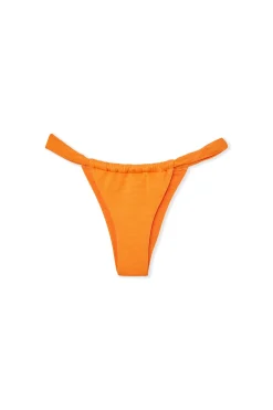 Bas de maillot de bain brésilien texturé high leg