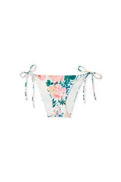 Bas de maillot de bain fleuri à nouer