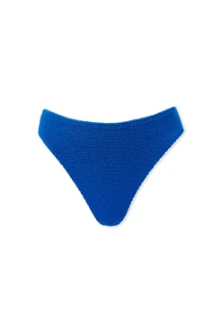 Bas de maillot de bain high leg en matière extensible