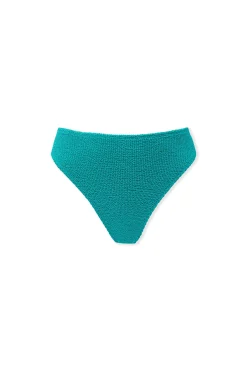 Bas de maillot de bain high leg en matière extensible