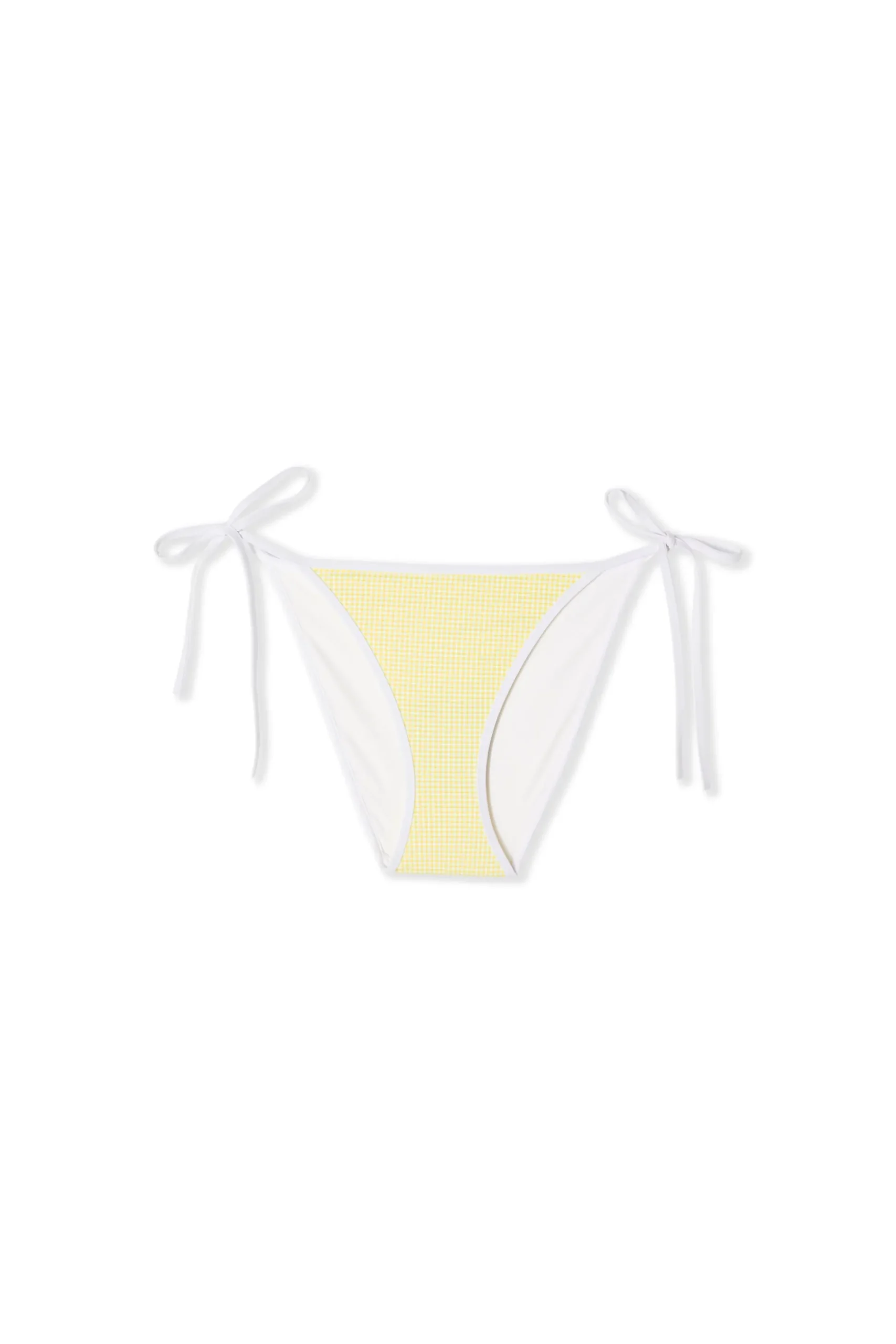 Bas de maillot de bain à imprimé vichy à nouer