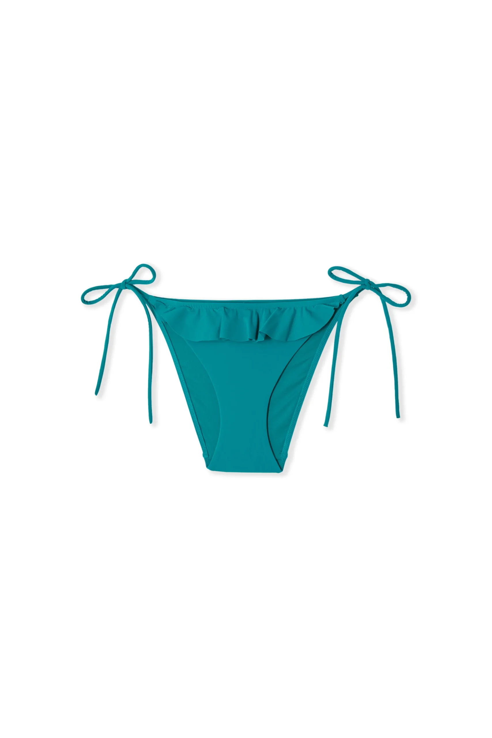 Bas de maillot de bain à nouer à volants