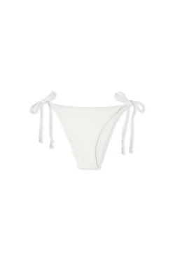 Bas de maillot de bain texturé à nouer