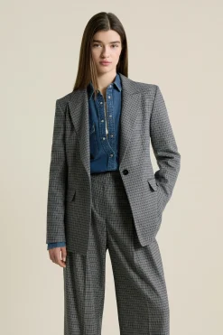Blazer à carreaux