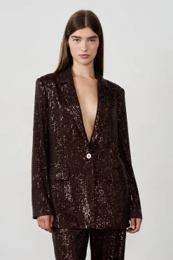 Blazer à sequins
