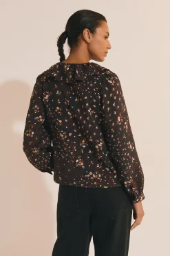Blouse à motif floral
