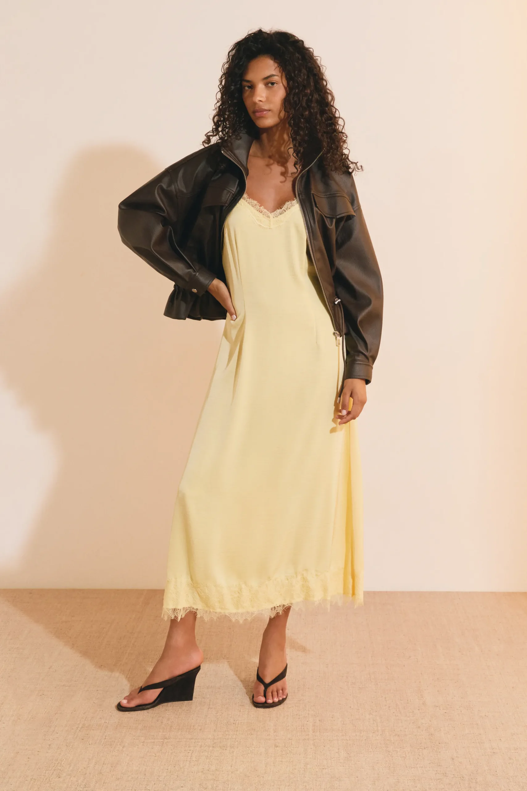 Blouson avec cordon à la taille