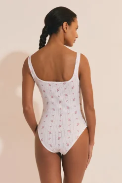 Body en coton en pointelle