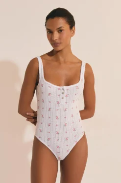 Body en coton en pointelle