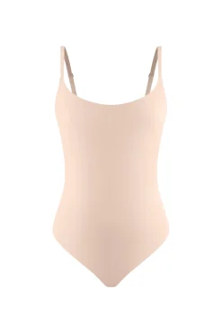 Body en microfibre avec brassière intégrée
