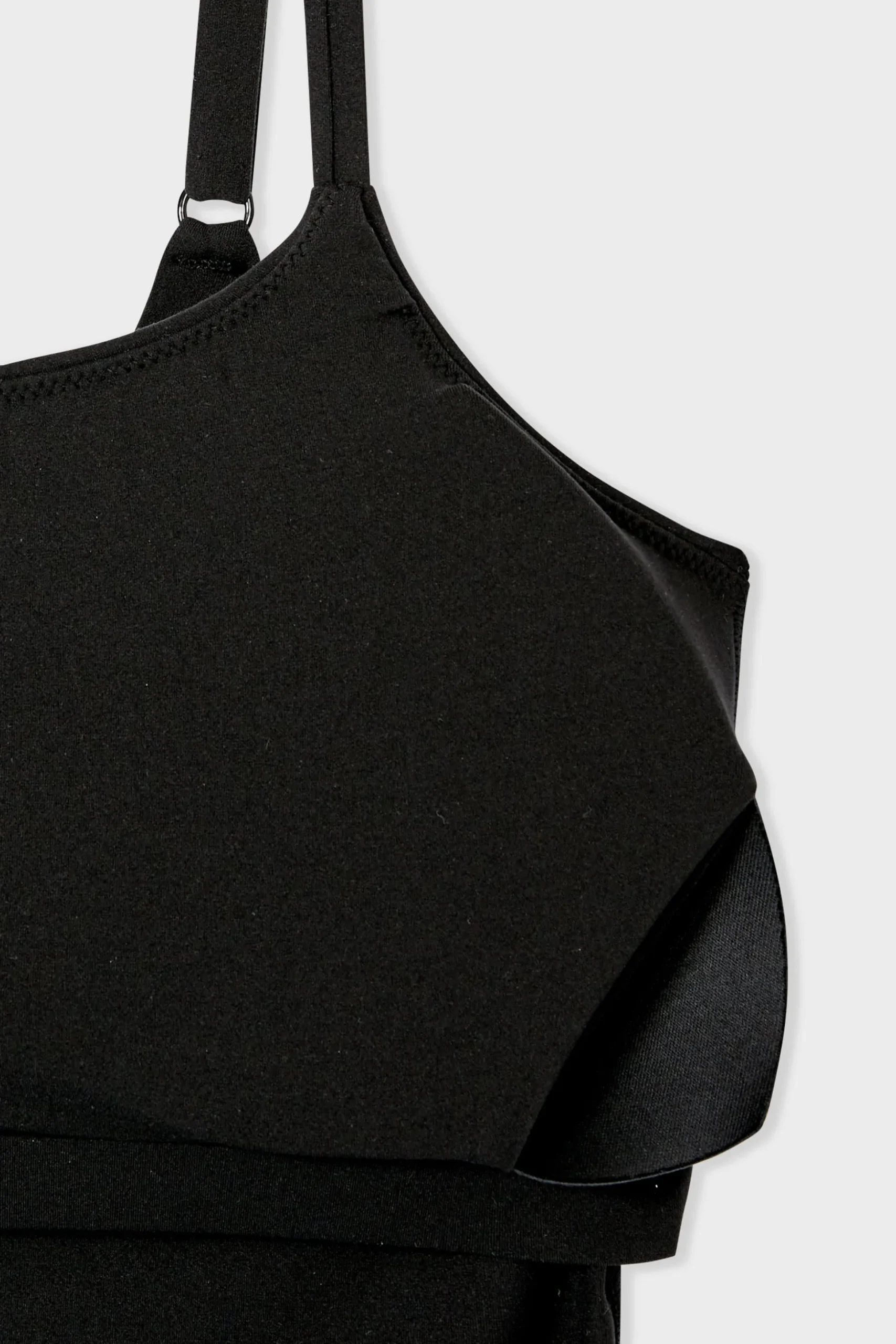 Body en microfibre avec brassière intégrée