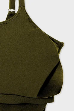 Body en microfibre avec pads amovibles
