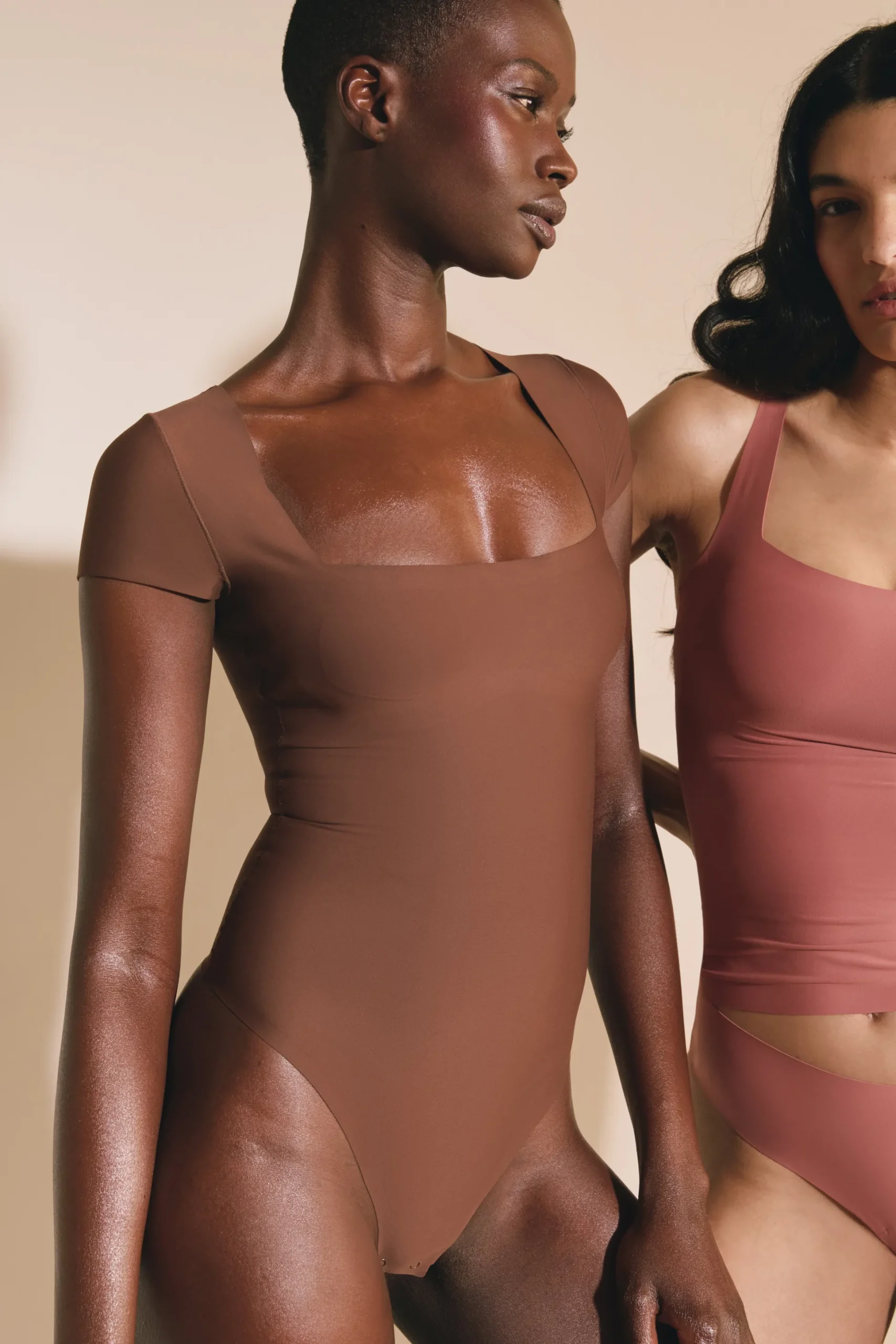 Body manches courtes avec pads amovibles