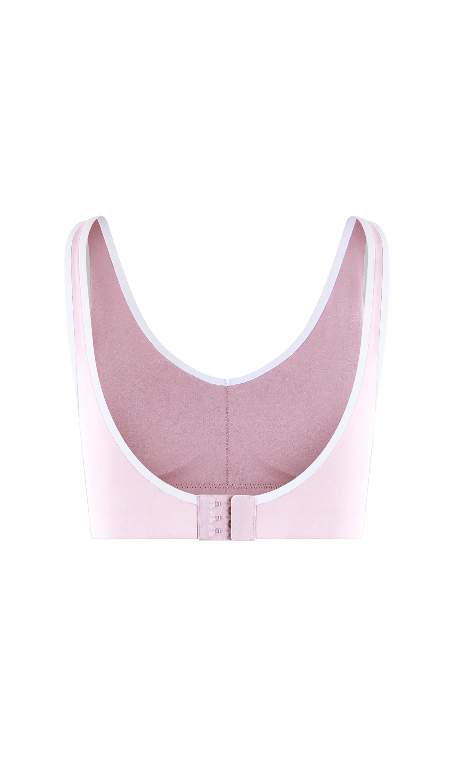 Brassière de sport décolletée V à bords contrastés - Maintien moyen