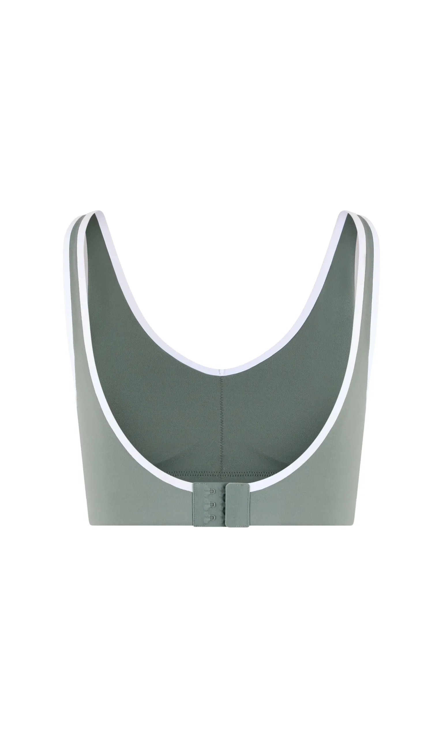 Brassière de sport décolletée V à bords contrastés - Maintien moyen