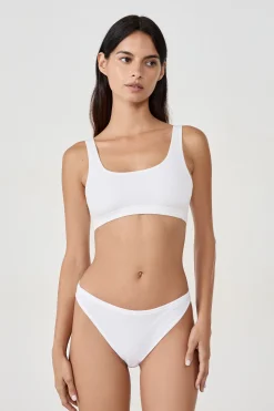 Brassière réversible en coton biologique extensible