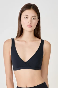 Brassière réversible en coton biologique extensible