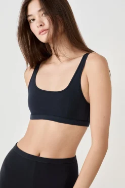 Brassière réversible en coton biologique extensible