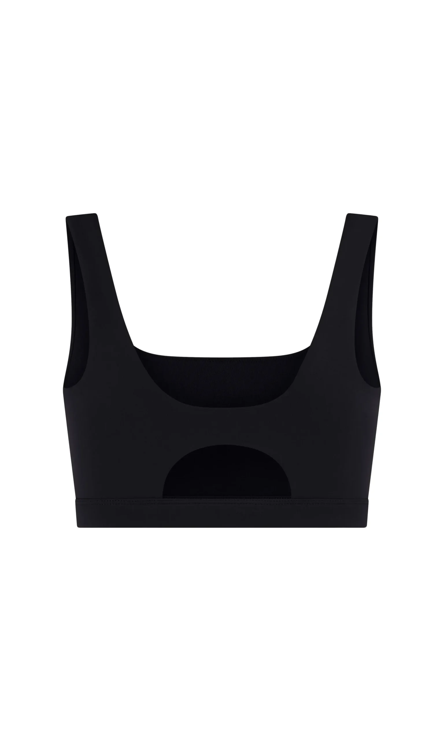 Brassière sans armature à encolure carrée en microfibre - Maintien moyen