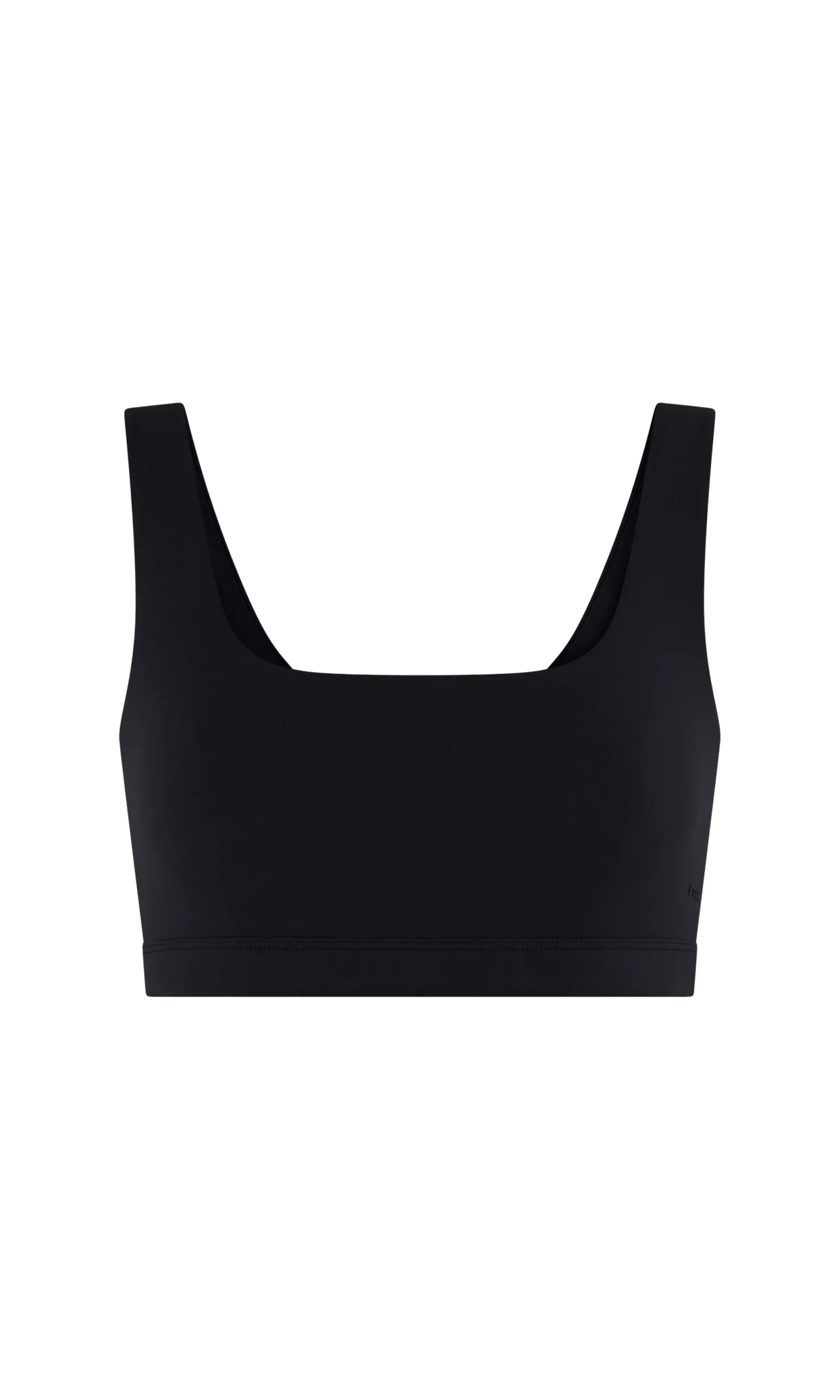 Brassière sans armature à encolure carrée en microfibre - Maintien moyen