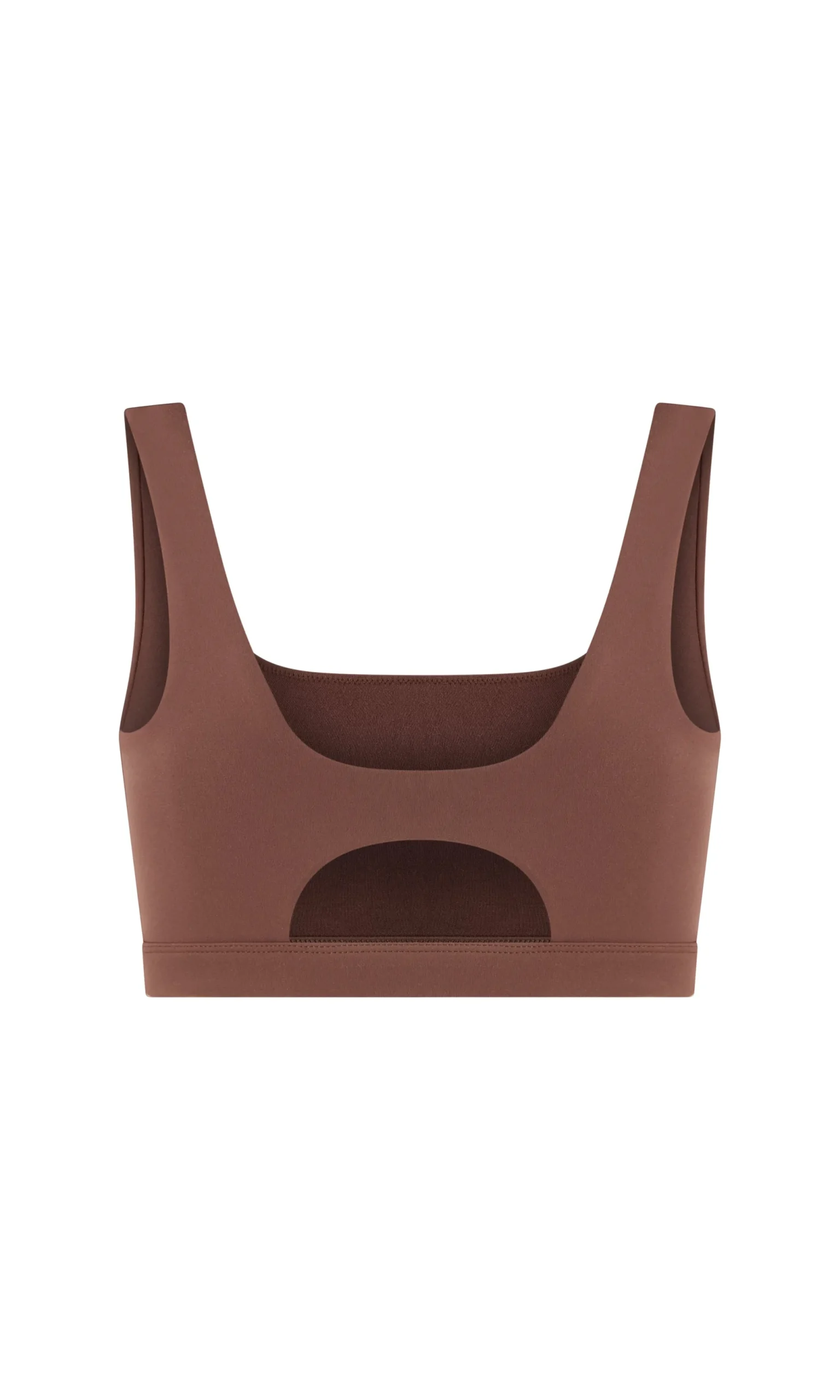 Brassière sans armature à encolure carrée en microfibre - Maintien moyen