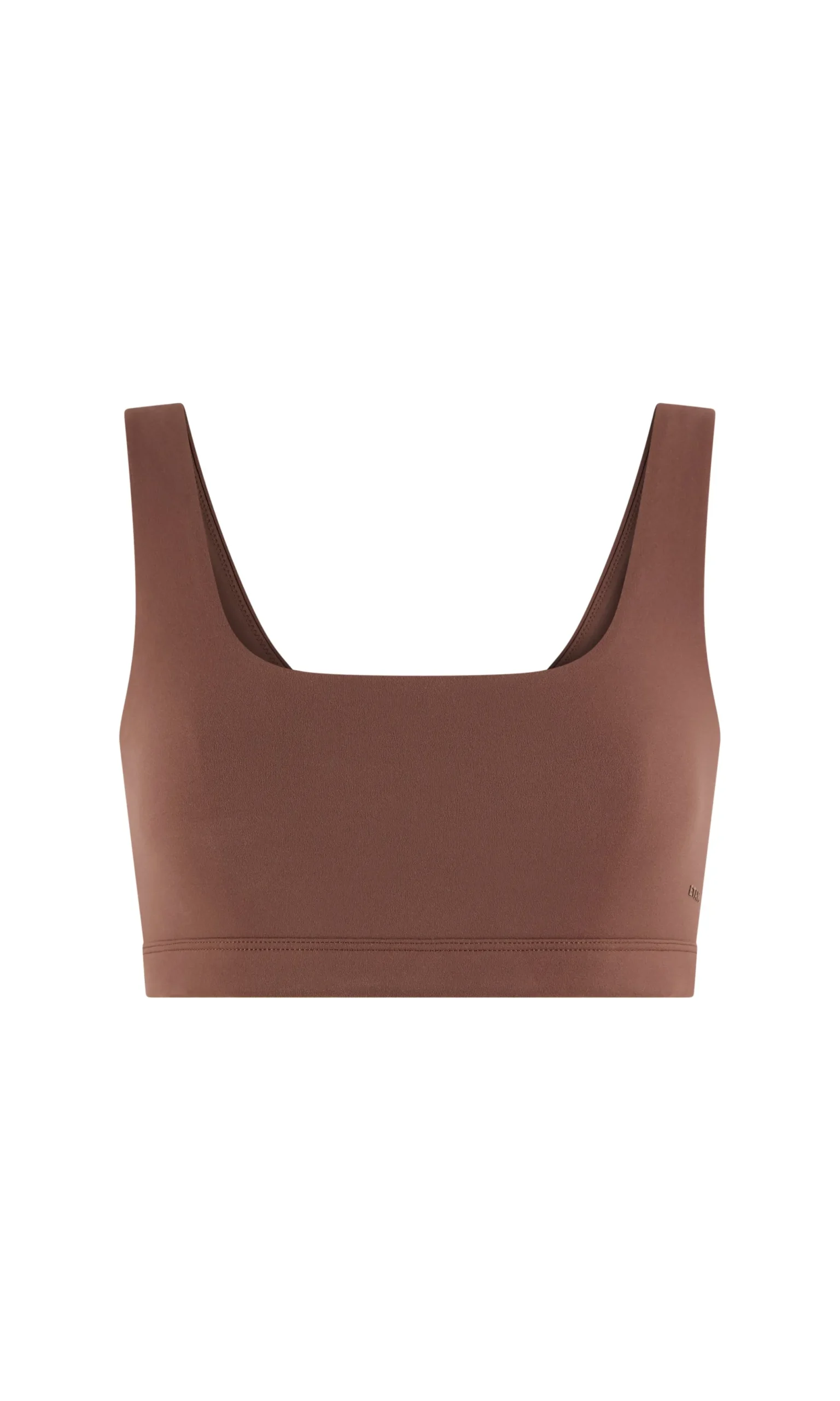 Brassière sans armature à encolure carrée en microfibre - Maintien moyen