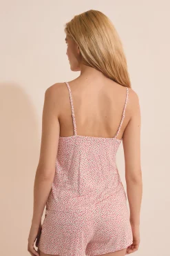 Caraco de pyjama à motifs