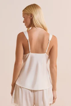 Caraco de pyjama satiné