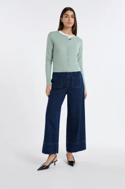 Cardigan 100% laine