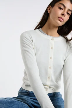 Cardigan 100% laine