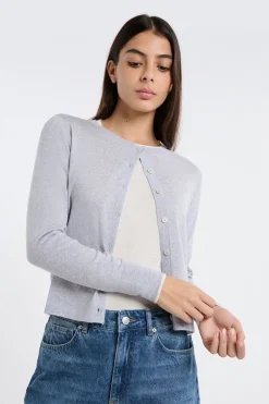 Cardigan 100% laine