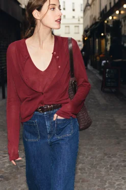 Cardigan manches longues