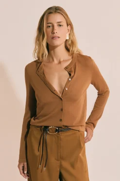Cardigan manches longues